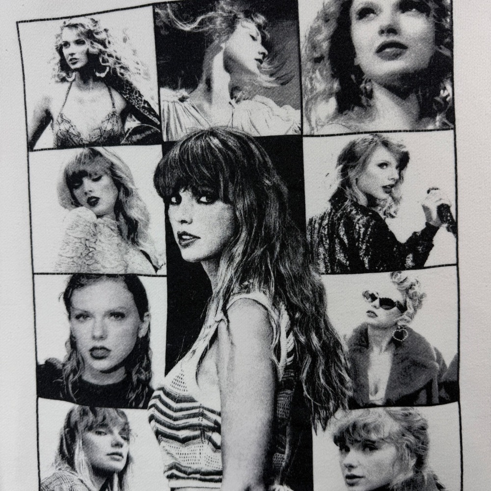 Taylor Swift The Eras Tour Hoodie Cream Off White Independent trading Co small - Picture 9 of 9